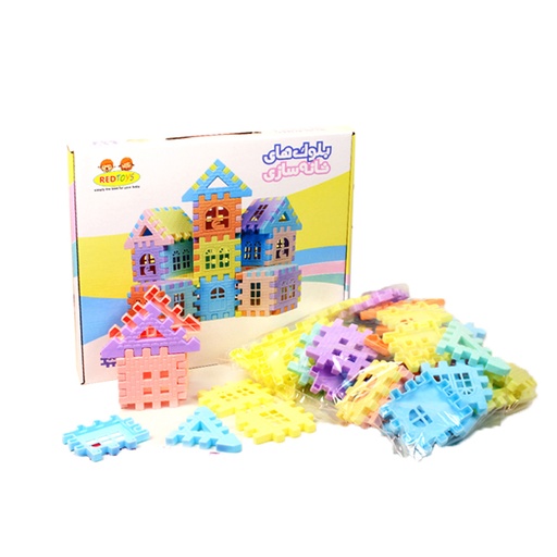 [All / رد تویز / ساختنی] اسباب بازی بلوک هاى خانه سازى 60 قطعه