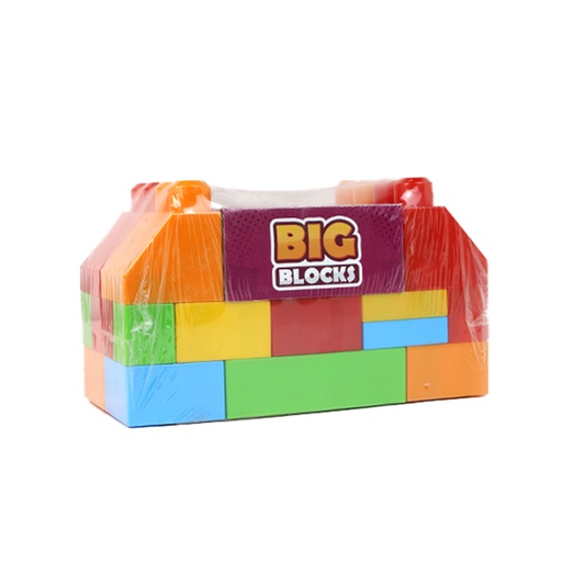 اسباب بازی بيگ بلوک ٣٤ قطعه جعبه اى